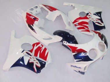 1988-1989 Red and Blue Honda CBR250RR MC19 Motorcycle Fairing for Sale