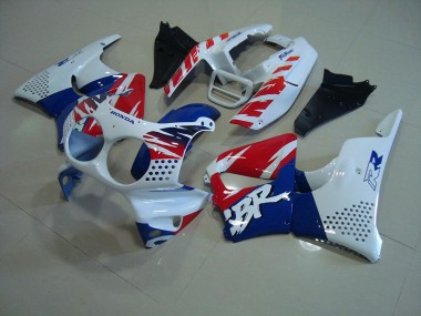 1992-1993 White Blue Red Honda CBR900RR 893 Motorcycle Fairing Kit for Sale