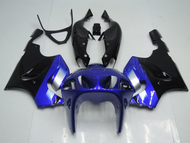 1996-2003 Blue and Black Kawasaki ZX7R Replacement Fairings for Sale 1996-2003 Blue and Black Kawasaki ZX7R Replacement Fairings for Sale