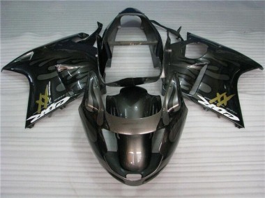 1996-2007 Black Honda CBR1100XX Motorcycle Fairings Kit for Sale