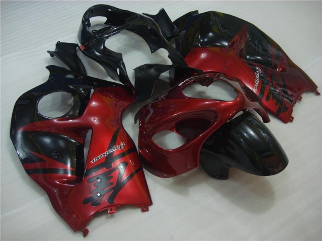 1996-2007 Red Black Suzuki GSXR 1300 Hayabusa Motorcycle Fairing Kit for Sale 1996-2007 Red Black Suzuki GSXR 1300 Hayabusa Motorcycle Fairing Kit for Sale