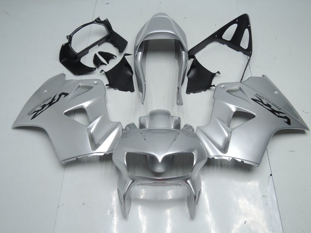 1998-2001 Silver Honda VFR800 Motor Fairings for Sale 1998-2001 Silver Honda VFR800 Motor Fairings for Sale