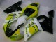 1998-2002 Yellow White Yamaha YZF R6 Motorcycle Fairings Kits for Sale 1998-2002 Yellow White Yamaha YZF R6 Motorcycle Fairings Kits for Sale
