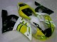 1998-2002 Yellow White Yamaha YZF R6 Motorcycle Fairings Kits for Sale 1998-2002 Yellow White Yamaha YZF R6 Motorcycle Fairings Kits for Sale