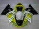 1998-2002 Yellow White Yamaha YZF R6 Motorcycle Fairings Kits for Sale 1998-2002 Yellow White Yamaha YZF R6 Motorcycle Fairings Kits for Sale