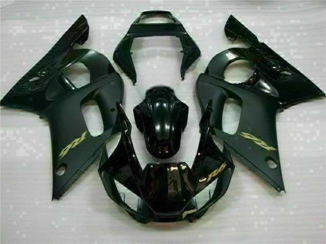 1998-2002 Black Yamaha YZF R6 Motorcycle Replacement Fairings for Sale 1998-2002 Black Yamaha YZF R6 Motorcycle Replacement Fairings for Sale