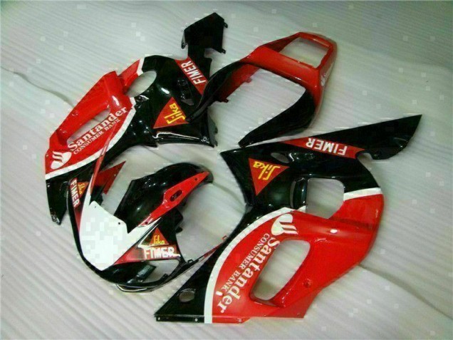 1998-2002 Red Black Yamaha YZF R6 Motorcyle Fairings for Sale