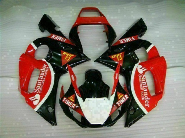 1998-2002 Red Black Yamaha YZF R6 Motorcyle Fairings for Sale 1998-2002 Red Black Yamaha YZF R6 Motorcyle Fairings for Sale