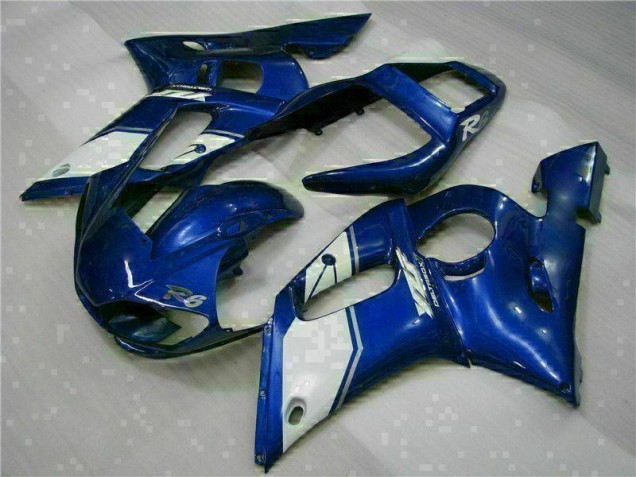 1998-2002 Blue Yamaha YZF R6 Motor Bike Fairings for Sale 1998-2002 Blue Yamaha YZF R6 Motor Bike Fairings for Sale