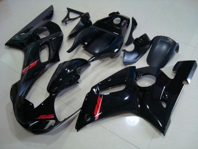1998-2002 Glossy Black Red Decals Yamaha YZF R6 Motorcycle Fairings Kits for Sale 1998-2002 Glossy Black Red Decals Yamaha YZF R6 Motorcycle Fairings Kits for Sale