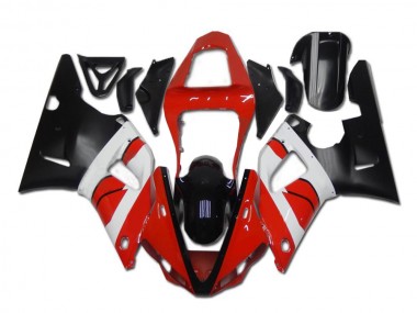 2000-2001 Red White Black Yamaha YZF R1 Replacement Fairings for Sale