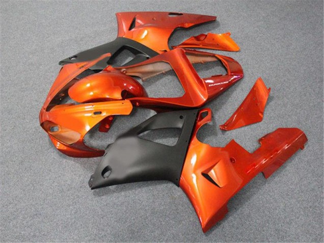 2000-2001 Orange Black Yamaha YZF R1 Motorcycle Fairings Kit for Sale 2000-2001 Orange Black Yamaha YZF R1 Motorcycle Fairings Kit for Sale