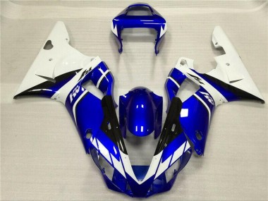 2000-2001 White Blue Yamaha YZF R1 Motorcylce Fairings for Sale