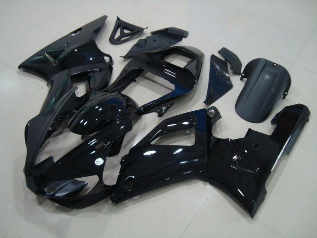 2000-2001 Black Yamaha YZF R1 Motorcycle Fairing Kits for Sale 2000-2001 Black Yamaha YZF R1 Motorcycle Fairing Kits for Sale