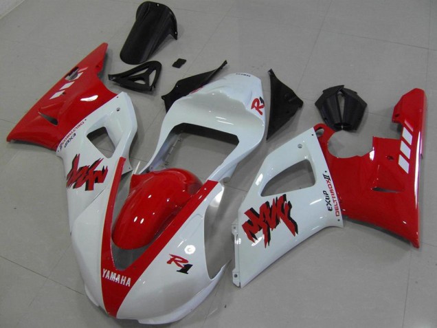 2000-2001 Red White Race Yamaha YZF R1 Motorbike Fairing for Sale 2000-2001 Red White Race Yamaha YZF R1 Motorbike Fairing for Sale