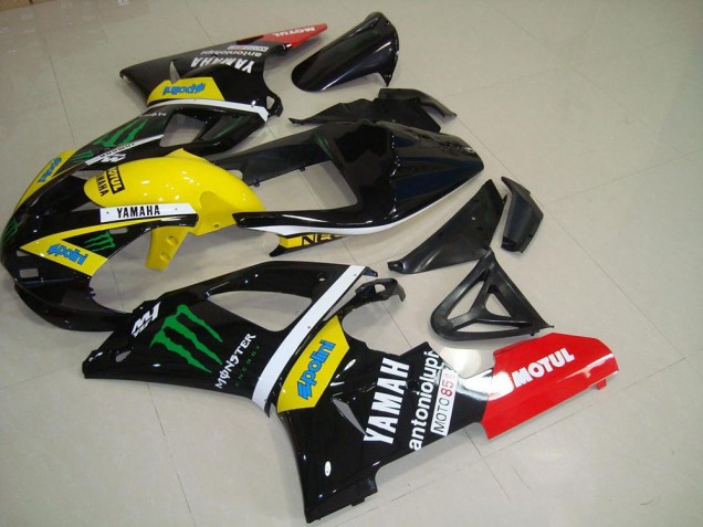 2000-2001 Yellow Monster Yamaha YZF R1 Motorbike Fairings for Sale 2000-2001 Yellow Monster Yamaha YZF R1 Motorbike Fairings for Sale