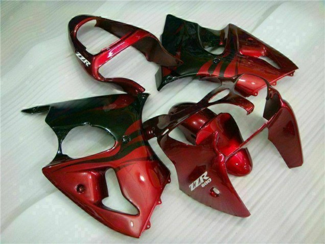 2000-2002 Red Black Kawasaki ZX6R Bike Fairing Kit for Sale 2000-2002 Red Black Kawasaki ZX6R Bike Fairing Kit for Sale