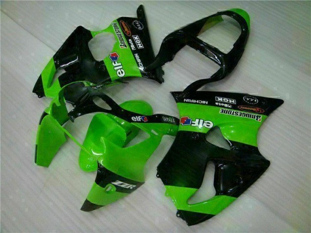 2000-2002 Green Kawasaki ZX6R Motorbike Fairing Kits for Sale 2000-2002 Green Kawasaki ZX6R Motorbike Fairing Kits for Sale