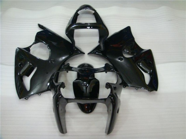 2000-2002 Glossy Black Kawasaki ZX6R Motorbike Fairing Kits for Sale 2000-2002 Glossy Black Kawasaki ZX6R Motorbike Fairing Kits for Sale