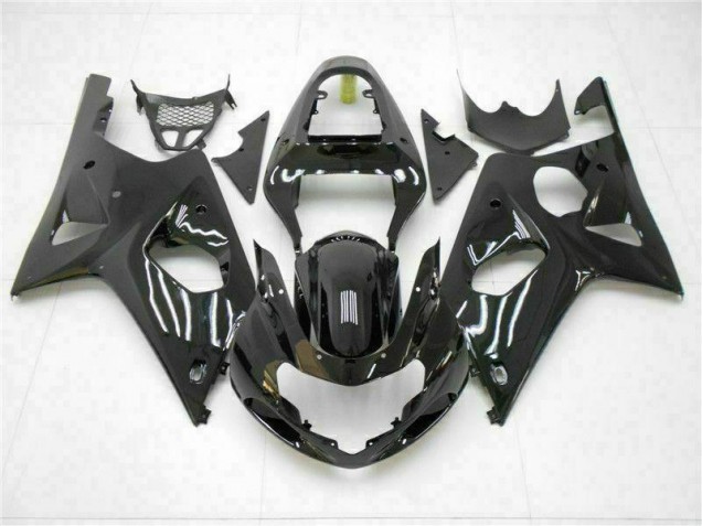 2000-2002 Glossy Black Suzuki GSXR 1000 Motorbike Fairing for Sale 2000-2002 Glossy Black Suzuki GSXR 1000 Motorbike Fairing for Sale