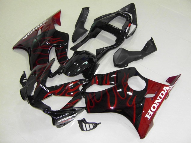 2001-2003 Red Flame Honda CBR600 F4i Motorcycle Replacement Fairings for Sale 2001-2003 Red Flame Honda CBR600 F4i Motorcycle Replacement Fairings for Sale