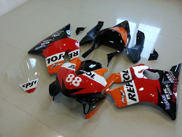 2001-2003 Race Repsol 88 Honda CBR600 F4i Motorcyle Fairings for Sale 2001-2003 Race Repsol 88 Honda CBR600 F4i Motorcyle Fairings for Sale