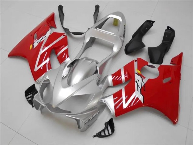 2001-2003 Silver Red Honda CBR600 F4i Bike Fairings for Sale 2001-2003 Silver Red Honda CBR600 F4i Bike Fairings for Sale