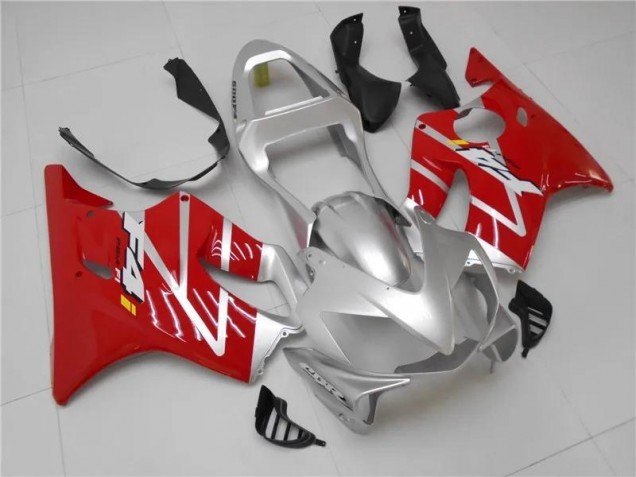 2001-2003 Silver Red Honda CBR600 F4i Bike Fairings for Sale 2001-2003 Silver Red Honda CBR600 F4i Bike Fairings for Sale