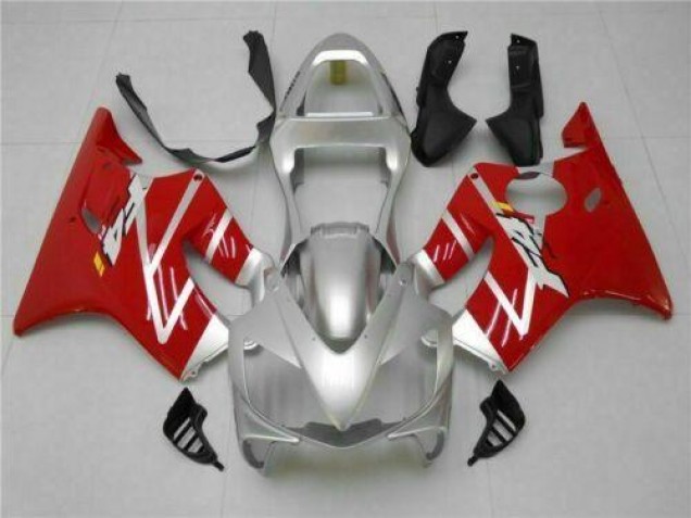 2001-2003 Silver Red Honda CBR600 F4i Bike Fairings for Sale 2001-2003 Silver Red Honda CBR600 F4i Bike Fairings for Sale