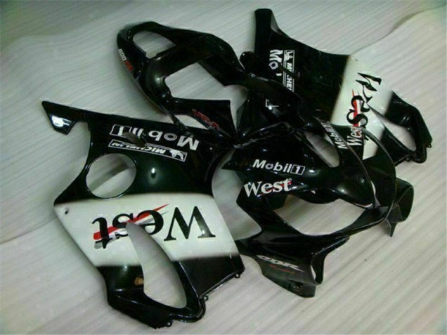 2001-2003 White Black West Honda CBR600 F4i Bike Fairings for Sale 2001-2003 White Black West Honda CBR600 F4i Bike Fairings for Sale