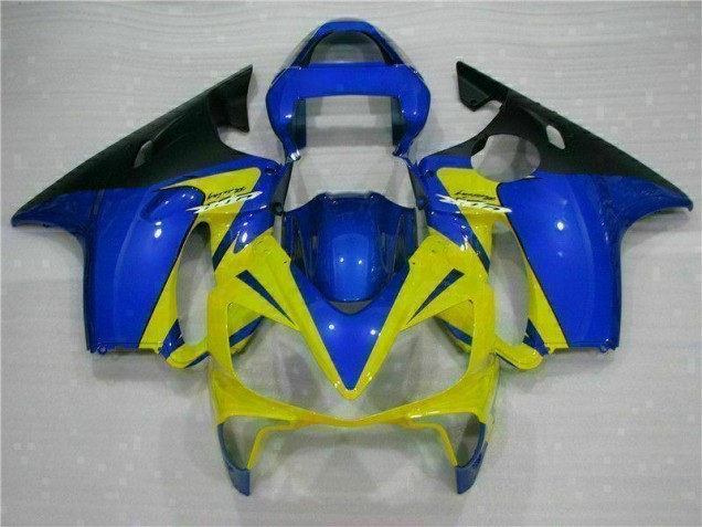 2001-2003 Yellow Blue Honda CBR600 F4i Bike Fairings for Sale 2001-2003 Yellow Blue Honda CBR600 F4i Bike Fairings for Sale