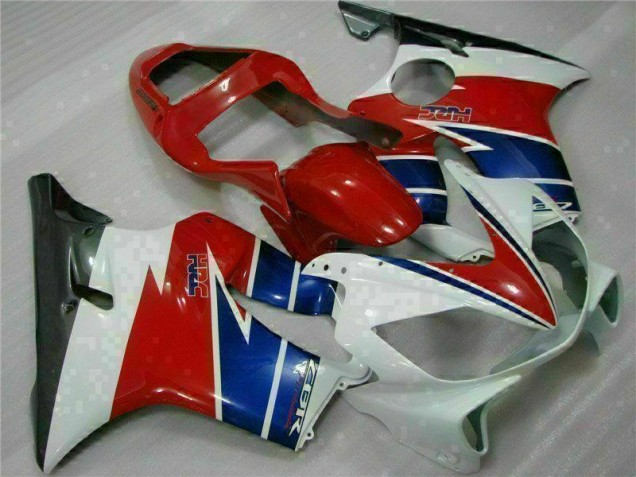 2001-2003 Red White Blue Honda CBR600 F4i Replacement Motorcycle Fairings for Sale 2001-2003 Red White Blue Honda CBR600 F4i Replacement Motorcycle Fairings for Sale