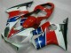 2001-2003 Red White Blue Honda CBR600 F4i Replacement Motorcycle Fairings for Sale 2001-2003 Red White Blue Honda CBR600 F4i Replacement Motorcycle Fairings for Sale