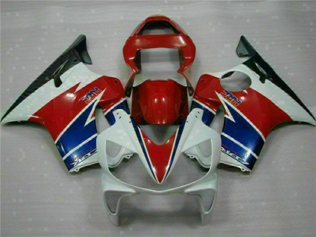 2001-2003 Red White Blue Honda CBR600 F4i Replacement Motorcycle Fairings for Sale 2001-2003 Red White Blue Honda CBR600 F4i Replacement Motorcycle Fairings for Sale