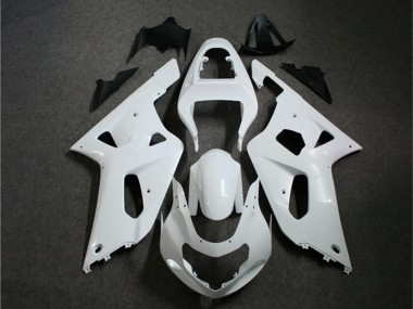 2001-2003 White Suzuki GSXR 600/750 Motorcycle Fairing for Sale