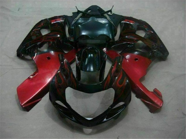 2001-2003 Black Red Suzuki GSXR 600/750 Motorbike Fairing for Sale