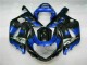 2001-2003 Blue Black Suzuki GSXR 600/750 Bike Fairing Kit for Sale