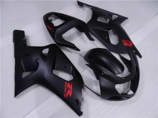 2001-2003 Black Suzuki GSXR 600/750 Motorcycle Fairings for Sale