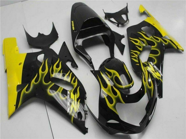2001-2003 Black Suzuki GSXR 600/750 Motorbike Fairing for Sale 2001-2003 Black Suzuki GSXR 600/750 Motorbike Fairing for Sale