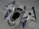 2001-2003 White Silver Suzuki GSXR 600/750 Bike Fairings for Sale