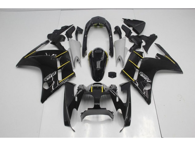 2001-2005 Black Yellow Yamaha FJR1300 Moto Fairings for Sale