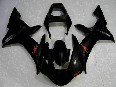 2002-2003 Black Yamaha YZF R1 Motorcycle Fairing Kit for Sale
