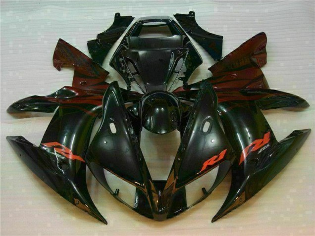 2002-2003 Black Yamaha YZF R1 Bike Fairings for Sale