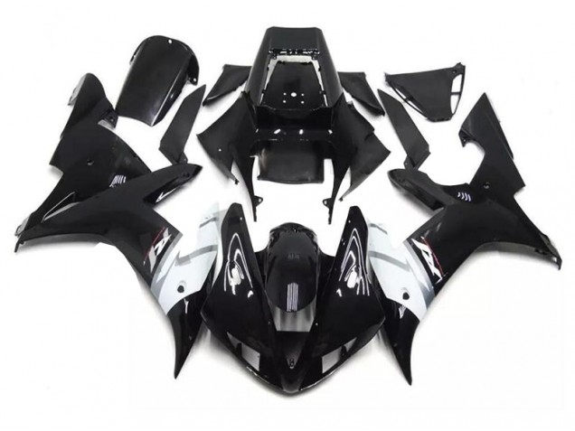 2002-2003 Black White Yamaha YZF R1 Motor Bike Fairings for Sale 2002-2003 Black White Yamaha YZF R1 Motor Bike Fairings for Sale