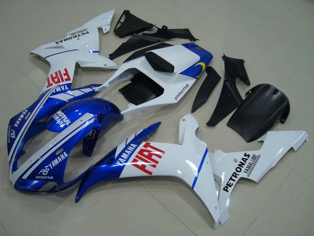2002-2003 Blue White Yamaha YZF R1 Motorcycle Fairings Kit for Sale 2002-2003 Blue White Yamaha YZF R1 Motorcycle Fairings Kit for Sale