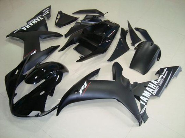 2002-2003 Matte Black White Yamaha YZF R1 Motorcycle Fairings for Sale 2002-2003 Matte Black White Yamaha YZF R1 Motorcycle Fairings for Sale
