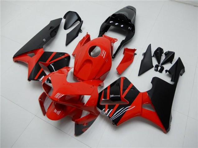2003-2004 Red Black Honda CBR600RR Motor Bike Fairings for Sale 2003-2004 Red Black Honda CBR600RR Motor Bike Fairings for Sale