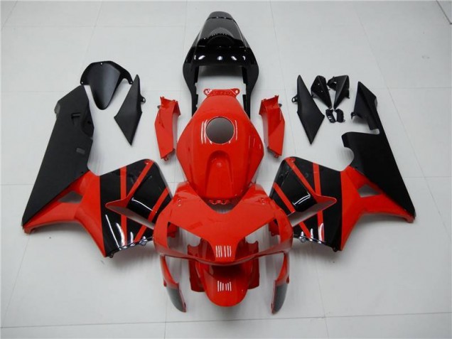 2003-2004 Red Black Honda CBR600RR Motor Bike Fairings for Sale 2003-2004 Red Black Honda CBR600RR Motor Bike Fairings for Sale
