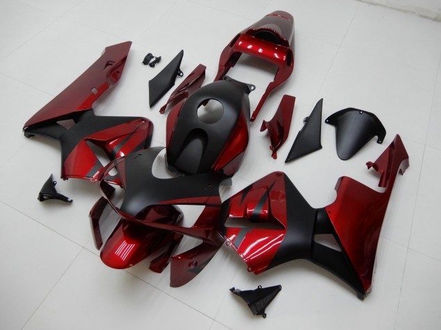 2003-2004 Red Black Honda CBR600RR Motor Fairings for Sale 2003-2004 Red Black Honda CBR600RR Motor Fairings for Sale