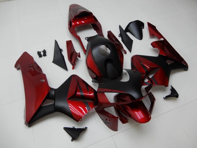 2003-2004 Red Black Honda CBR600RR Motor Fairings for Sale 2003-2004 Red Black Honda CBR600RR Motor Fairings for Sale